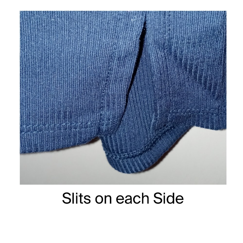 3/$25‎ Time And Tru Maternity Shirt Ribbed Top - Picture 7 of 7
